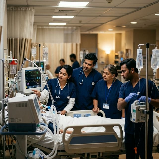 Critical care team at Apollo Hospitals